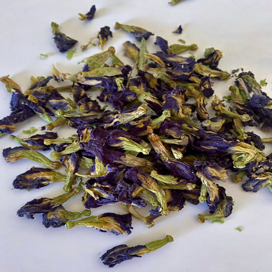 Blue Butterfly Pea Tea  Dried Flowers Making ICE and Herbal Tea with ANTI-OXIDANT, Caffeine Free | Natural Colorant |