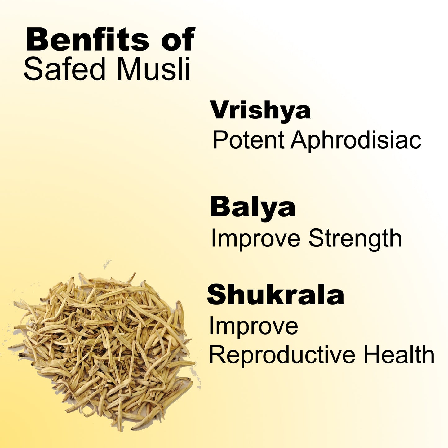 Safed Musali Whole