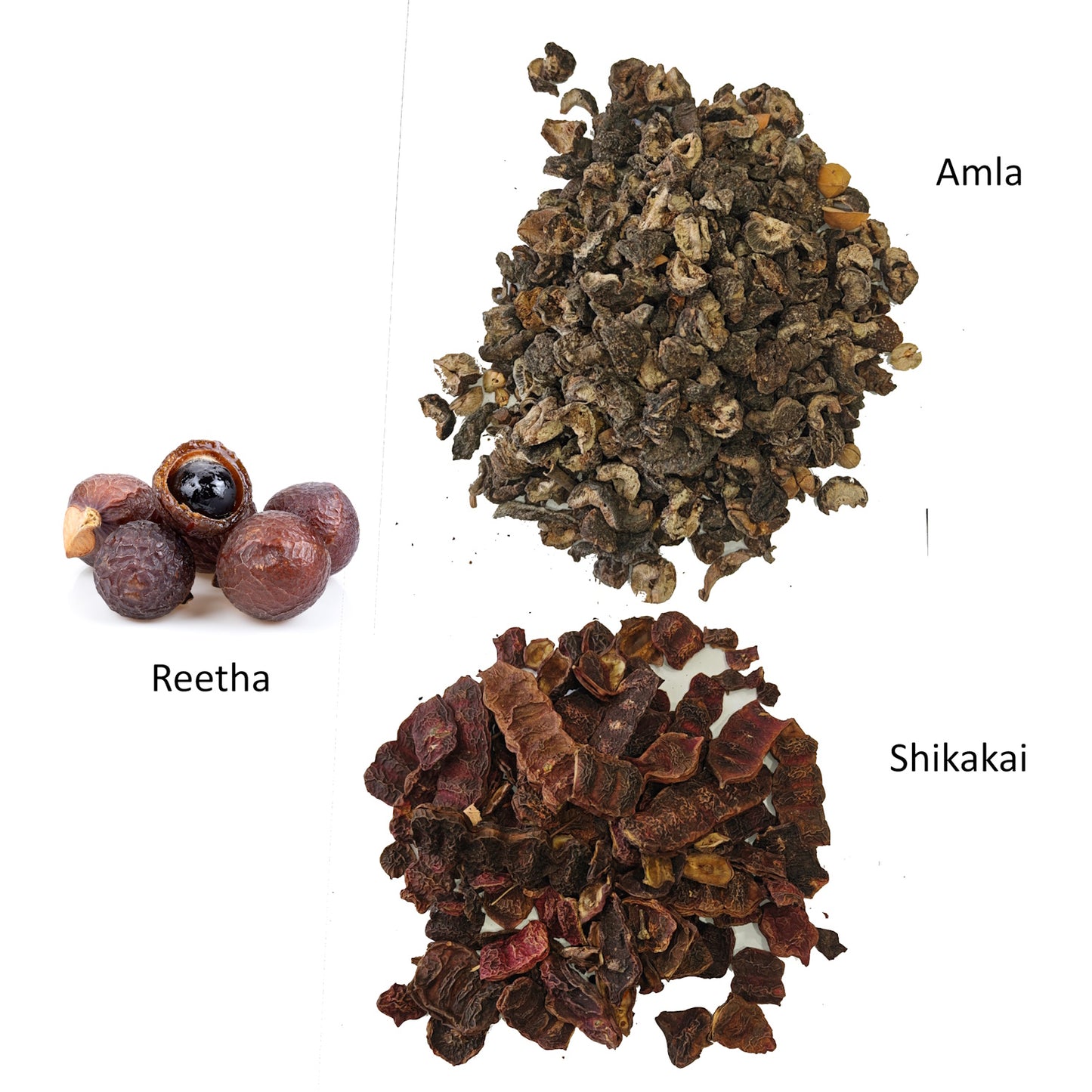 Amla Reetha and Shikakai  Whole Combo