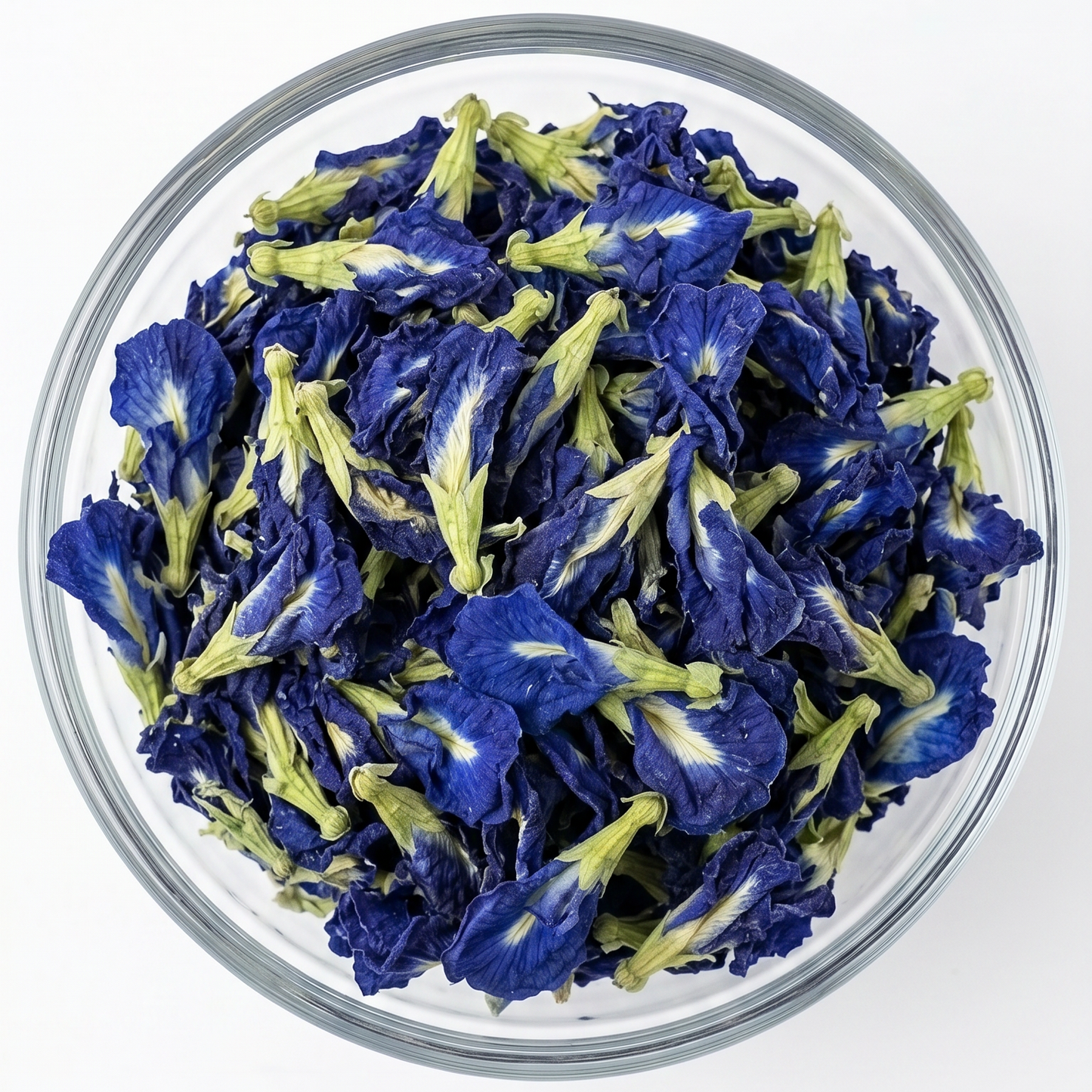 Blue Butterfly Pea Tea  Dried Flowers Making ICE and Herbal Tea with ANTI-OXIDANT, Caffeine Free | Natural Colorant |