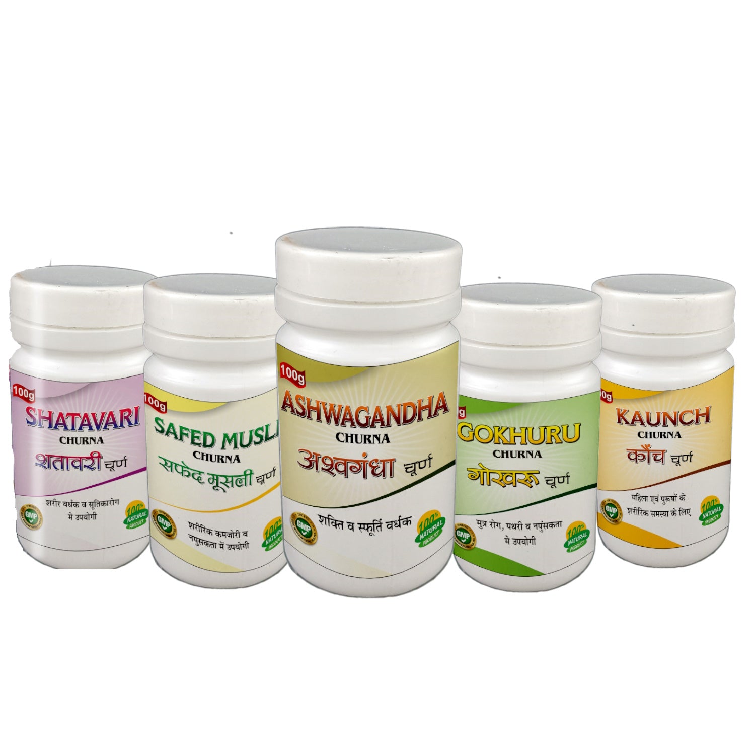 Men's Well Ness Combo Ashwagandha , Safed Musali , Shitavari , Kauch and Gokhru by Jaribooti